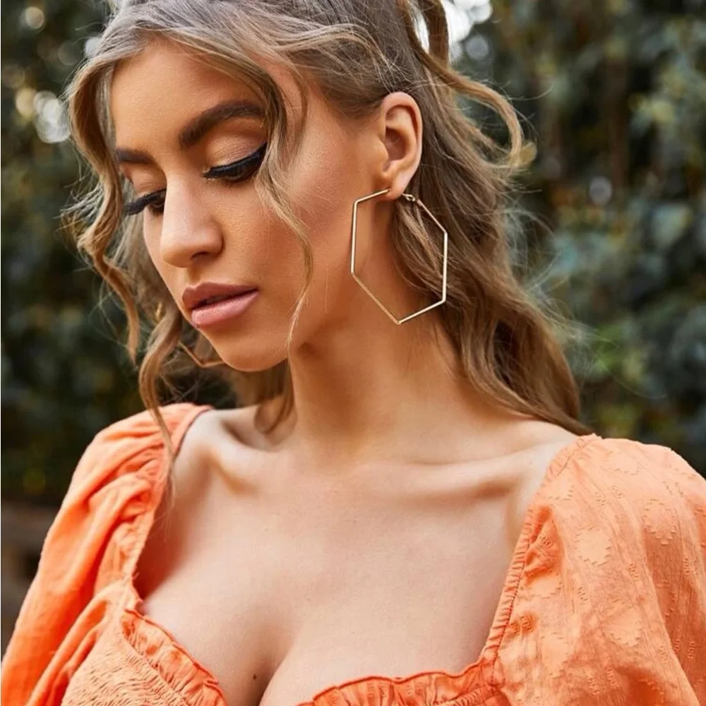 Geometric hoops - - Picture 2 of 3
